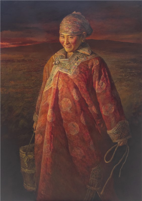 140cm X 100cm 布面油画