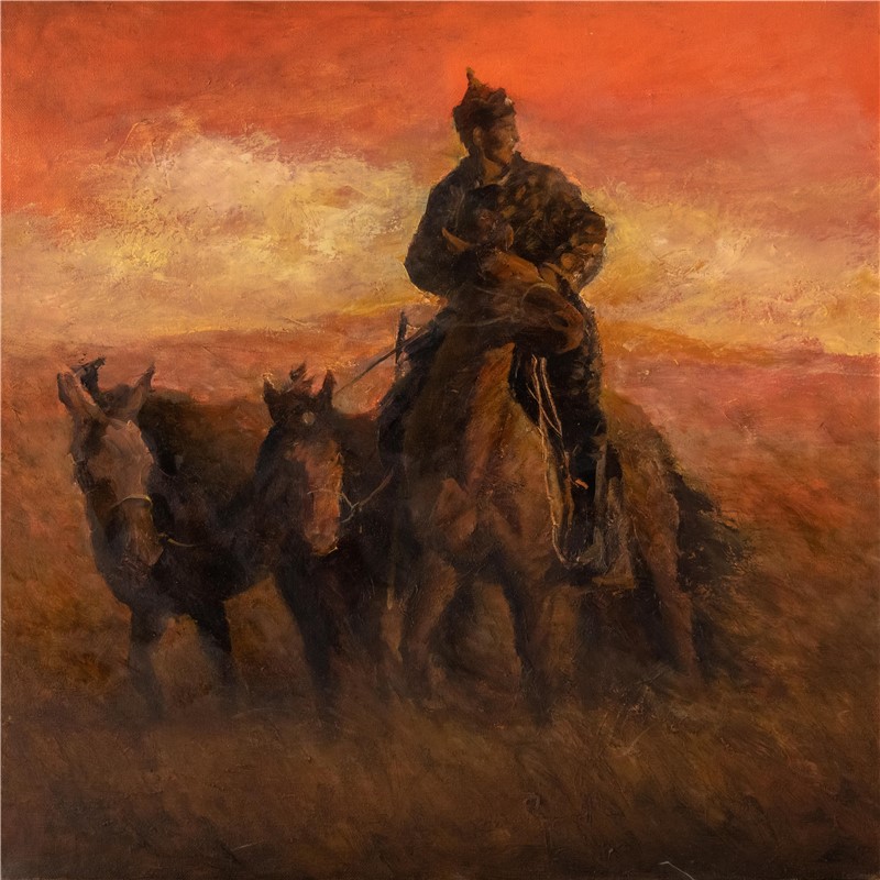 80cm X 80cm 布面油画